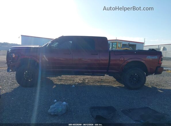 3C6UR5TL9NG101476 2022 RAM 2500 Burgundy სალონის 360-გრადუსიანი ხედი