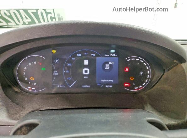 3C7WRVMG8NE126418 2022 RAM PROMASTER Blue Vista del cuadro de instrumentos