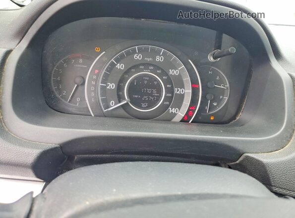 3CZRM3H32GG702378 2016 HONDA CR-V Black Vista del cuadro de instrumentos