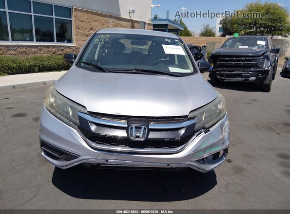 3CZRM3H37GG709360 2016 HONDA CR-V Silver Вид щитка приладів