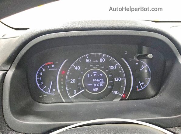 3CZRM3H39GG709280 2016 HONDA CR-V Silver ხელსაწყოთა პანელის ხედი