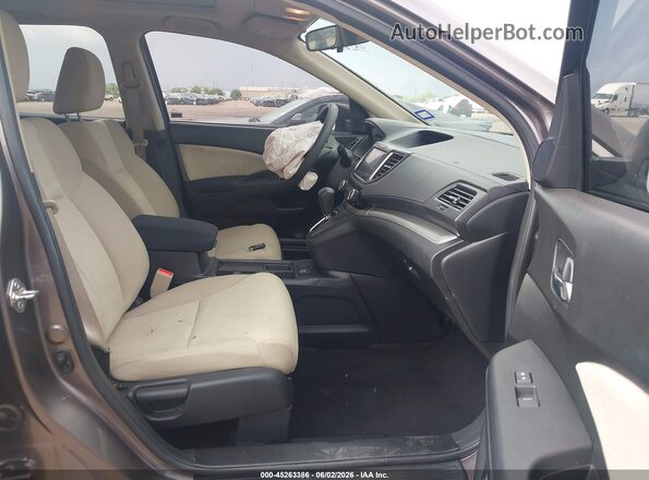 3CZRM3H53GG708031 2016 HONDA CR-V Gray Widok wnętrza z przodu