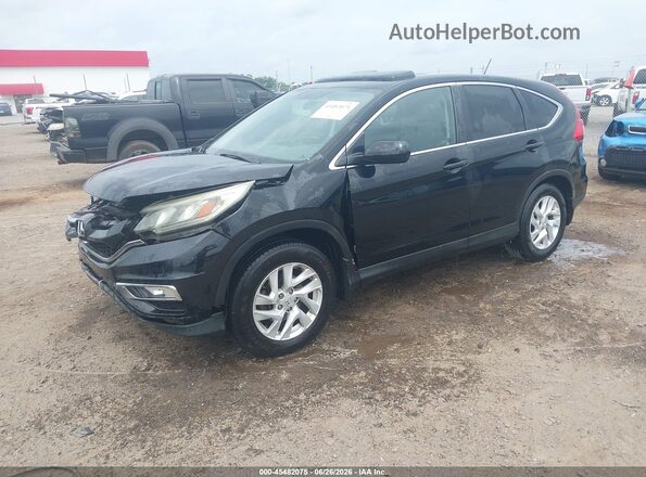 3CZRM3H54GG700195 2016 HONDA CR-V Black Առջևի ձախ երեք քառորդ տեսարան
