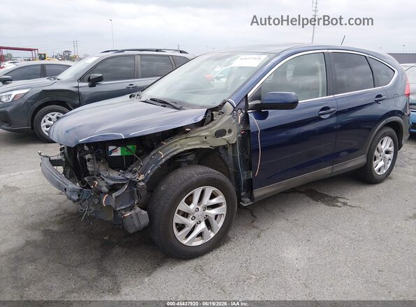3CZRM3H55GG701033 2016 HONDA CR-V Blue წინა მარცხენა ხედი სამი მეოთხედიდან