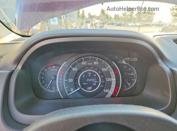 3CZRM3H57GG702135 2016 HONDA CR-V Burgundy Вид щитка приладів