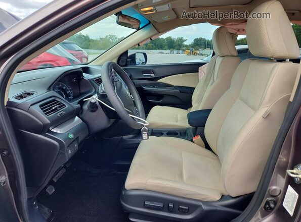 3CZRM3H57GG715497 2016 HONDA CR-V Gray Вид салону спереду