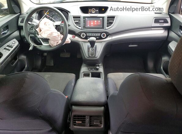 3CZRM3H58GG718862 2016 HONDA CR-V Черный Вид панели приборов