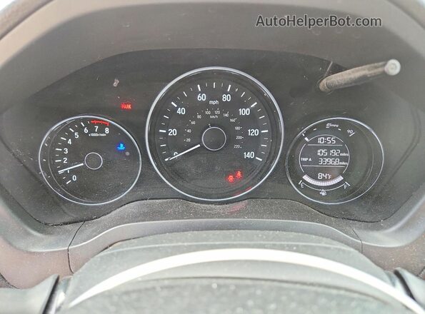 3CZRU5G37HM700366 2017 HONDA HR-V Green Instrument cluster view