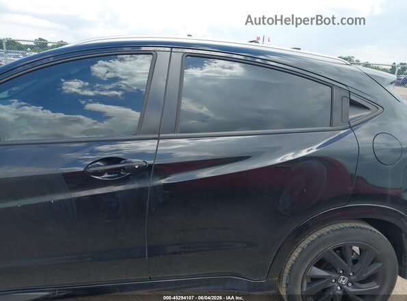 3CZRU5H10NM722119 2022 HONDA HR-V Black Widok wnętrza 360 stopni