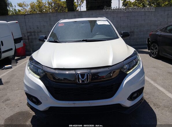 3CZRU5H11KM724103 2019 HONDA HR-V White Instrument cluster view