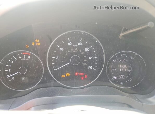 3CZRU5H11LM707660 2020 HONDA HR-V Серебряный Вид щитка приборов