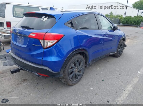 3CZRU5H11MM706302 2021 HONDA HR-V Blue Задня права чверть