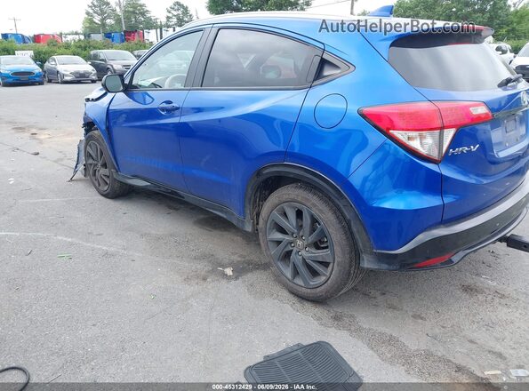 3CZRU5H11MM706302 2021 HONDA HR-V Blue Задня ліва чверть