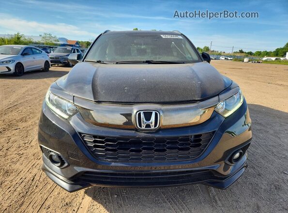 3CZRU5H11MM734679 2021 HONDA HR-V Black Вид спереду