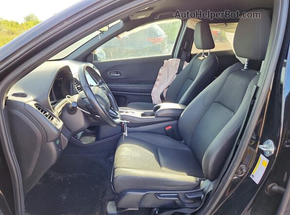3CZRU5H11MM734679 2021 HONDA HR-V Black Вид салону спереду