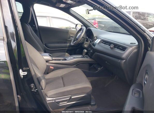 3CZRU5H12KG715537 2019 HONDA HR-V Black Front interior view