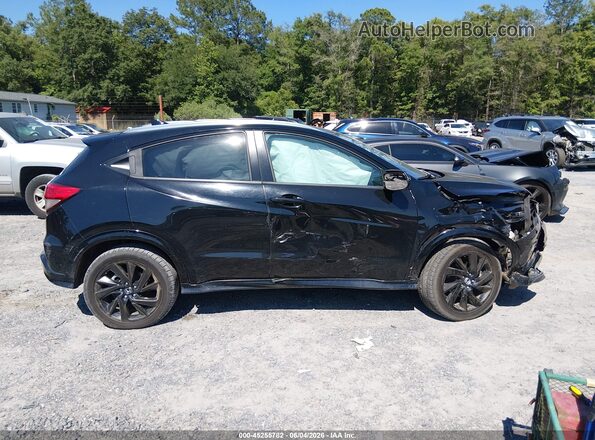 3CZRU5H12MM721858 2021 HONDA HR-V Black Вид щитка приладів