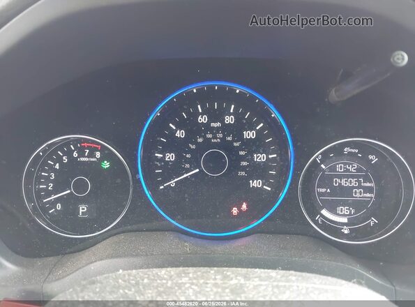 3CZRU5H12NM717892 2022 HONDA HR-V Gray Հետևի նստատեղերի տեսք