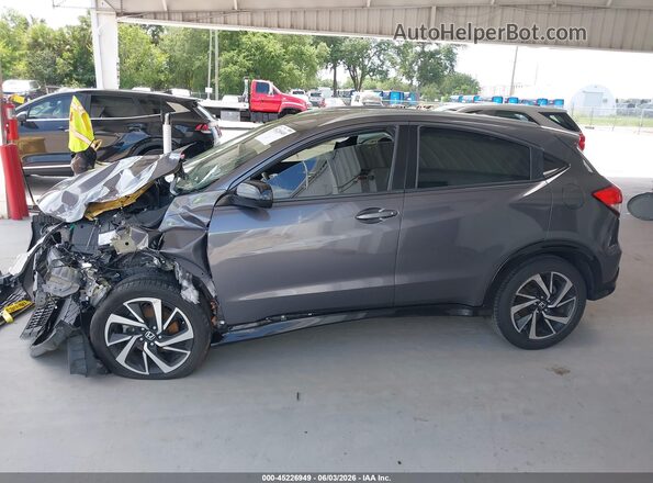 3CZRU5H13LM708034 2020 HONDA HR-V Gray 360 interior view