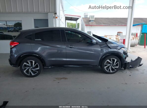 3CZRU5H13LM708034 2020 HONDA HR-V Gray Rear interior view