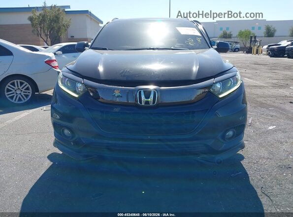 3CZRU5H13MM714448 2021 HONDA HR-V Black Вид щитка приладів