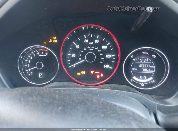 3CZRU5H13MM714448 2021 HONDA HR-V Black Вид задніх сидінь