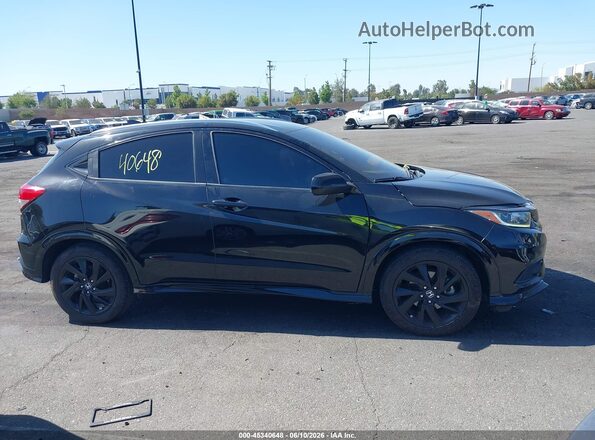 3CZRU5H13MM714448 2021 HONDA HR-V Black Вид задньої частини салону