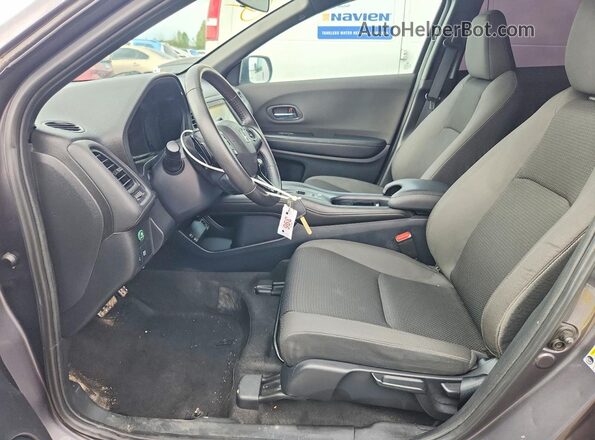 3CZRU5H13MM732156 2021 HONDA HR-V Gray Front interior view