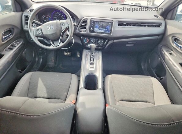 3CZRU5H13MM732156 2021 HONDA HR-V Gray Dashboard view