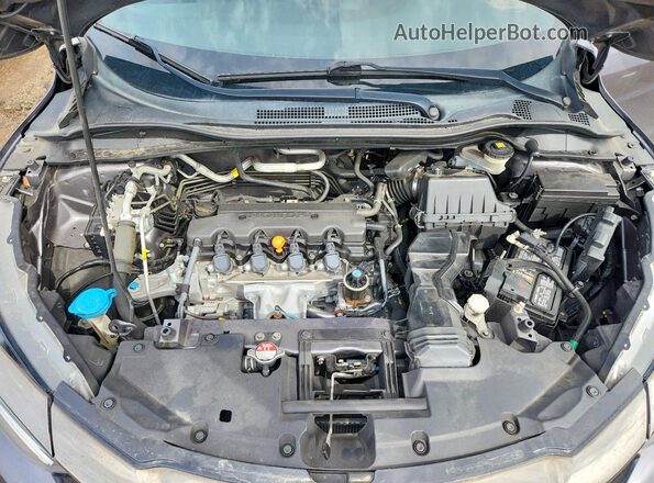 3CZRU5H13MM732156 2021 HONDA HR-V Gray Rear interior view
