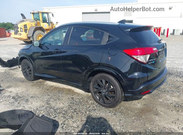 3CZRU5H13MM734635 2021 HONDA HR-V Black Trasero izquierdo