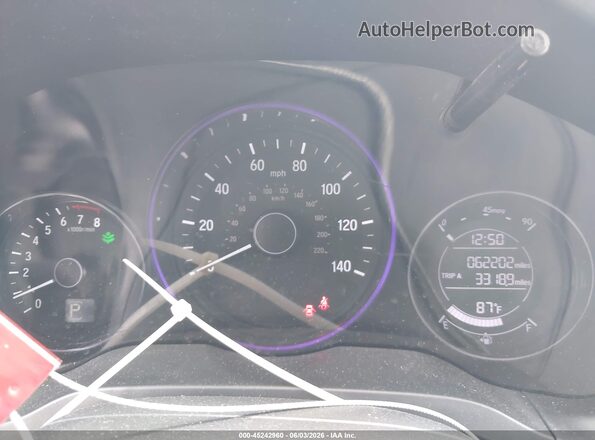 3CZRU5H15LG700483 2020 HONDA HR-V Black Հետևի նստատեղերի տեսք