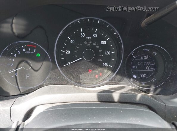 3CZRU5H16MM708854 2021 HONDA HR-V White უკანა სავარძლების ხედი