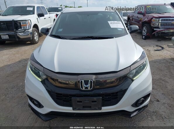 3CZRU5H16MM708854 2021 HONDA HR-V White უკანა სალონის ხედი