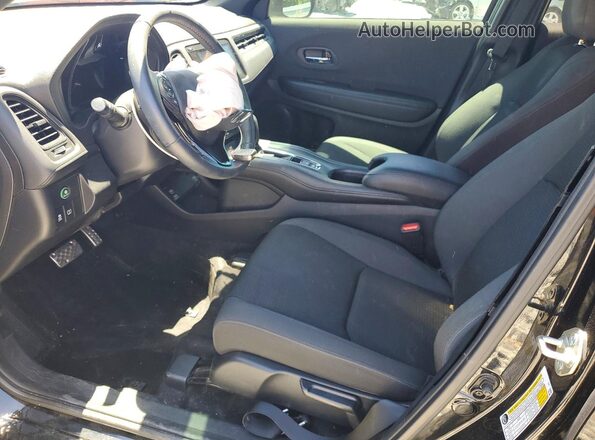3CZRU5H17MM703081 2021 HONDA HR-V Black Вид салону спереду