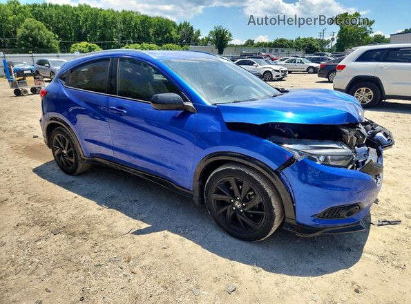 3CZRU5H17MM707776 2021 HONDA HR-V Синий Передняя правая четверть