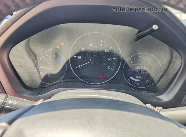 3CZRU5H17MM707776 2021 HONDA HR-V Синий Вид щитка приборов