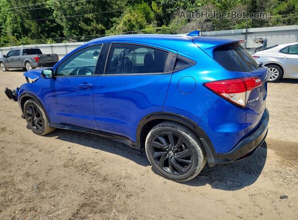 3CZRU5H17MM707776 2021 HONDA HR-V Синий Задняя левая четверть
