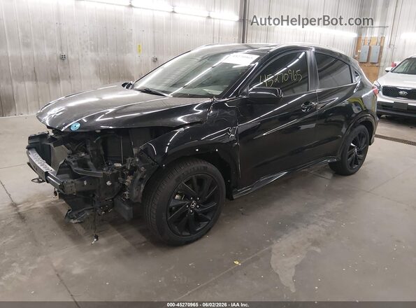 3CZRU5H17MM716154 2021 HONDA HR-V Black Передня ліва чверть