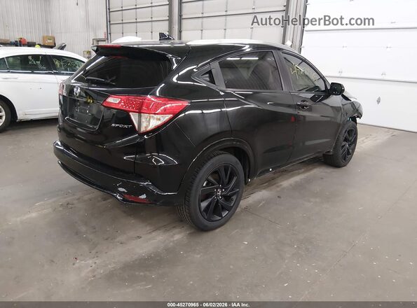 3CZRU5H17MM716154 2021 HONDA HR-V Black Задня права чверть