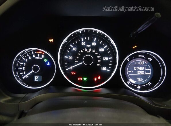 3CZRU5H17MM716154 2021 HONDA HR-V Black Вид задніх сидінь