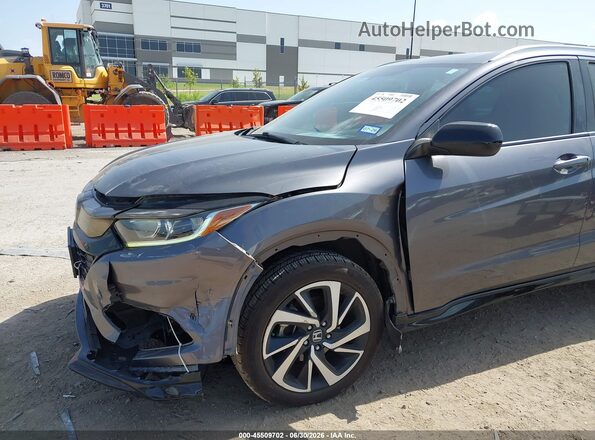 3CZRU5H18KG715722 2019 HONDA HR-V Gray წინა ხედი