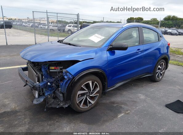 3CZRU5H19LM710144 2020 HONDA HR-V Blue 