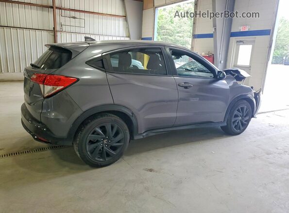 3CZRU5H19MM700991 2021 HONDA HR-V Gray Trasero derecho