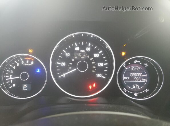 3CZRU5H19NM707277 2022 HONDA HR-V Серый Вид щитка приборов
