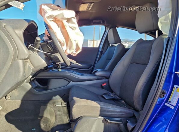 3CZRU5H1XKM713357 2019 HONDA HR-V Blue Front interior view