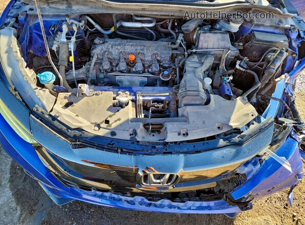 3CZRU5H1XKM713357 2019 HONDA HR-V Blue Engine compartment view