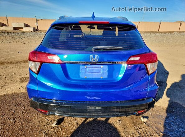 3CZRU5H1XKM713357 2019 HONDA HR-V Blue Rear view