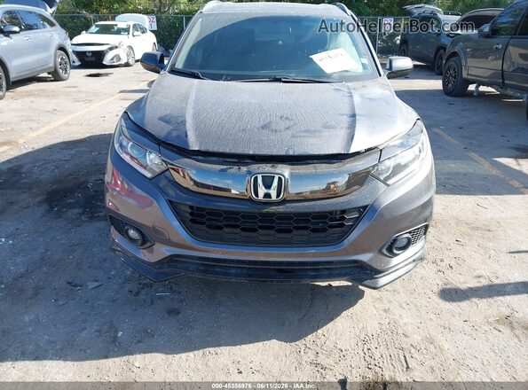 3CZRU5H1XMM702152 2021 HONDA HR-V Gray Instrument cluster view