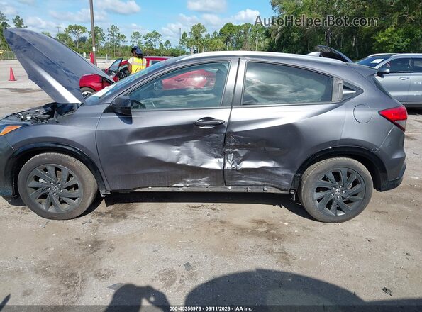 3CZRU5H1XMM702152 2021 HONDA HR-V Gray Front view